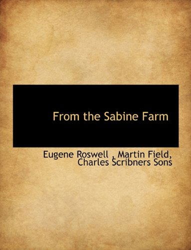 Cover for Martin Field · From the Sabine Farm (Paperback Book) (2010)