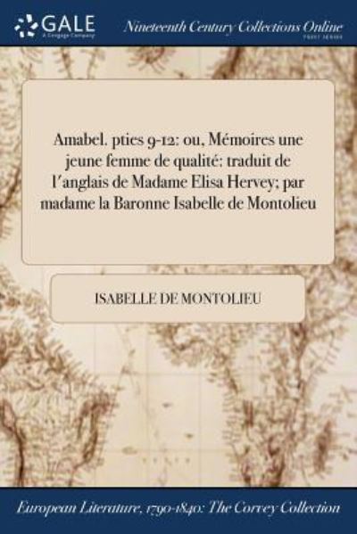 Cover for Isabelle De Montolieu · Amabel. pties 9-12 (Paperback Book) (2017)