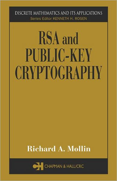 Cover for Richard A. Mollin · RSA and Public-Key Cryptography (Hardcover Book) (2002)