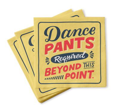 Cover for Em &amp; Friends · Em &amp; Friends Dance Pants Cocktail Napkins, Pack of 20 (MERCH) (2020)