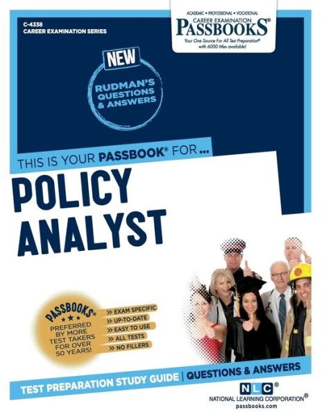 Cover for National Learning Corporation · Policy Analyst (Paperback Book) (2020)