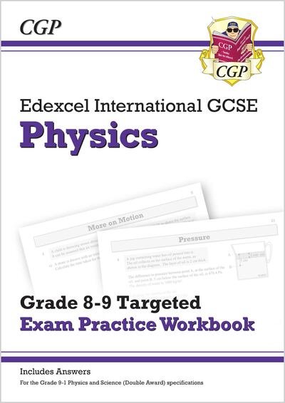 Cover for CGP Books · New Edexcel International GCSE Physics Grade 8-9 Exam Practice Workbook (with Answers) - CGP IGCSE Physics (Paperback Book) (2023)