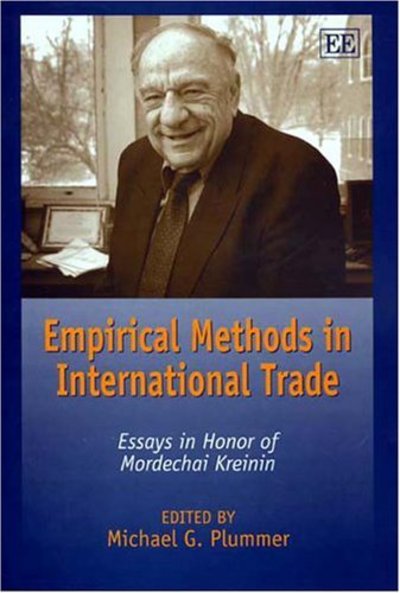 Cover for Michael G. Plummer · Empirical Methods in International Trade: Essays in Honor of Mordechai Kreinin (Hardcover Book) (2004)