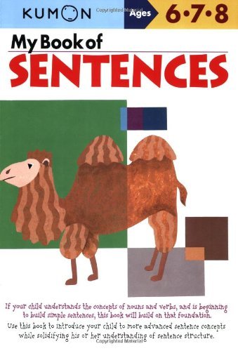 Cover for Kumon · My Book of Sentences (Paperback Bog) [1st edition] (2007)