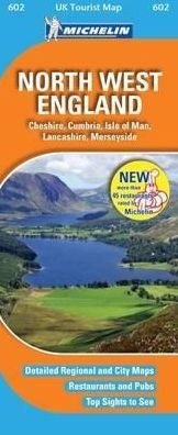 UK Tourist Map: North West England - Michelin - Bücher - Michelin - 9782067143388 - 30. April 2009