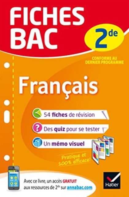 Cover for Fiches Bac: Francais (Paperback Book) (2018)