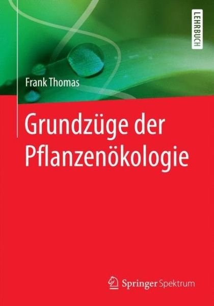 Cover for Thomas · Grundzuege der Pflanzenoekologie (Book) (2018)