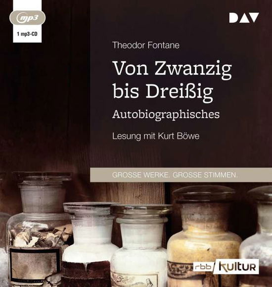 Cover for Theodor Fontane · Von Zwanzig bis Dreißig (CD)