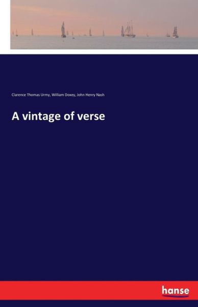 Cover for Urmy · A vintage of verse (Buch) (2016)