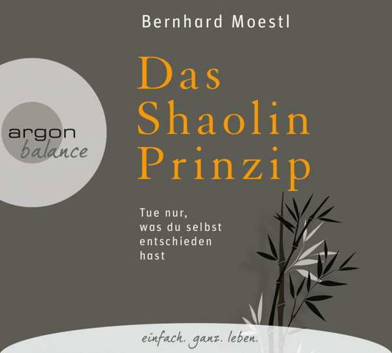 Cover for Moestl · Das Shaolin-Prinzip,3CD-A. (Book)