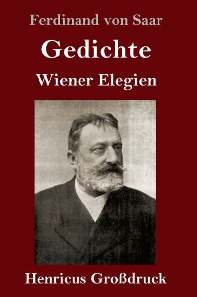 Cover for Ferdinand von Saar · Gedichte / Wiener Elegien (Grossdruck) (Hardcover Book) (2019)