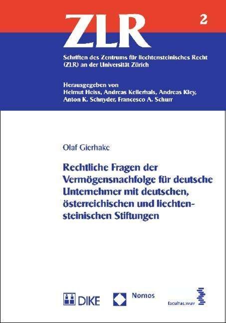 Cover for Gierhake · Rechtliche Fragen der Vermögen (Buch)