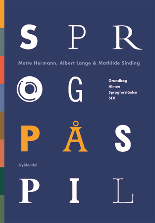 Cover for Mette Hermann; Albert Lange; Mathilde Sinding · Sprog på spil (Sewn Spine Book) [1st edition] (2020)