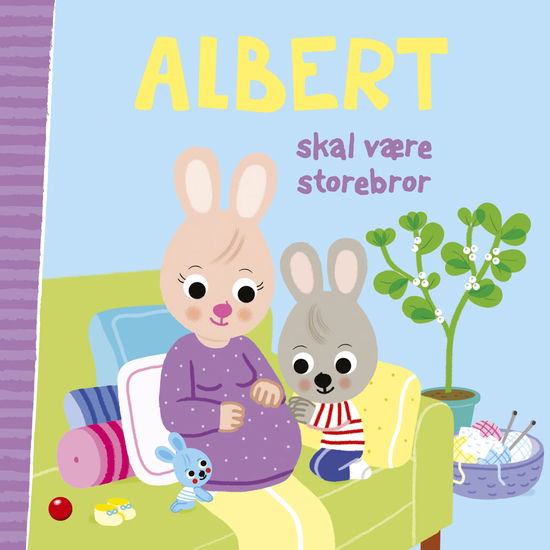 Cover for Læselarven: Albert skal være storebror (Hardcover Book) [1e uitgave] (2021)