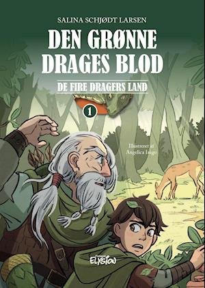 Cover for Salina Schjødt Larsen · De fire dragers land: Den grønne drages blod (Hardcover Book) [1º edição] (2021)