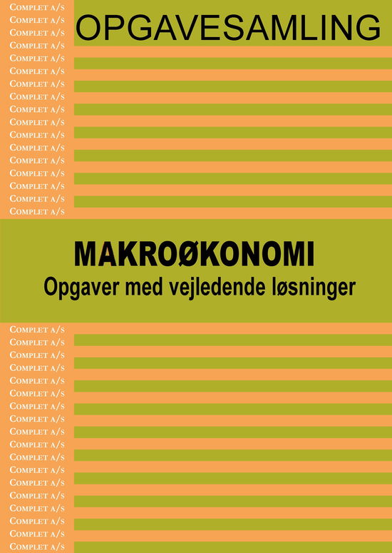 Cover for Michael Andersen · Opgavesamling: X - Opgavesamling i Makroøkonomi (Pocketbok) (2005)