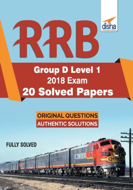 Cover for Disha Experts · Rrb Group D Level 1 2018 Exam 20 Solved Papers (Paperback Book) (2019)