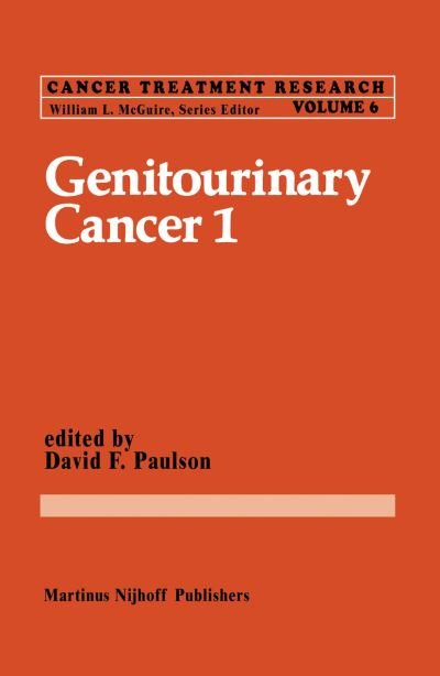 Cover for D F Paulson · Genitourinary Cancer 1 - Cancer Treatment and Research (Paperback Book) [Softcover reprint of the original 1st ed. 1982 edition] (2011)