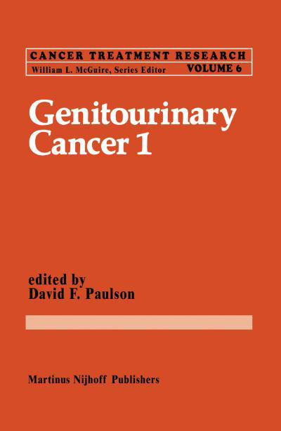 Cover for D F Paulson · Genitourinary Cancer 1 - Cancer Treatment and Research (Paperback Book) [Softcover reprint of the original 1st ed. 1982 edition] (2011)