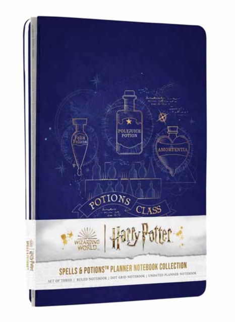 Harry Potter: Spells and Potions Planner Notebook Collection (Set of 3) - Insight Editions - Kirjat - Insight Editions - 9798886631388 - tiistai 6. kesäkuuta 2023