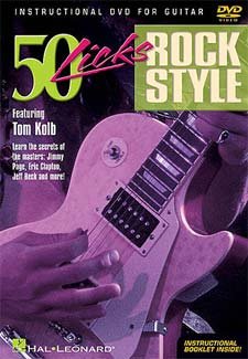 Cover for Tom Kolb · 50 Licks Rock Style (DVD) (2003)