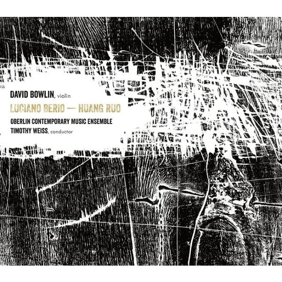 Cover for Berio / Ruo / Bowlin / Weiss · Violin Works by Berio &amp; Ruo (CD) (2014)