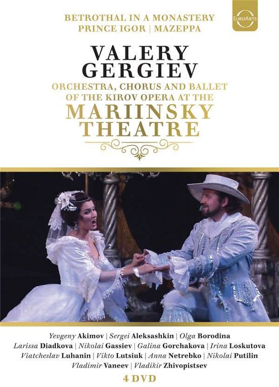 Cover for Valery Gergiev / Orchestra / Chorius and Ballet of the Kirov Opera at the Mariinsky Theatre · Kirov Opera - Three Russian Operas (Mazeppa. Prince Igor. Betrothal In A Monastery) (DVD) (2020)