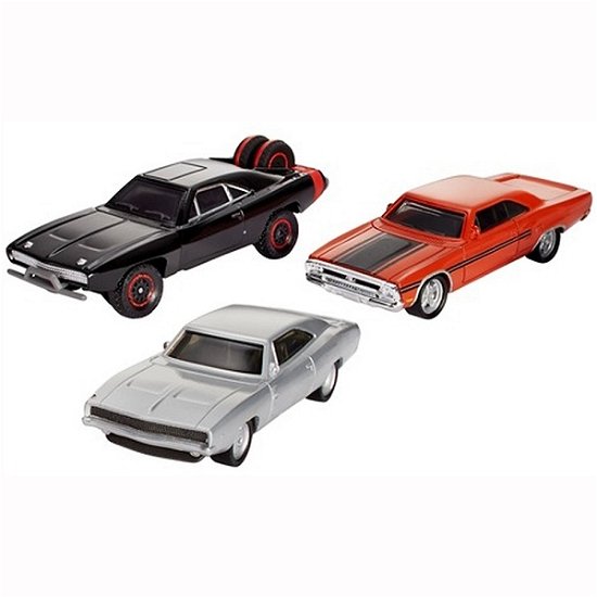 Cover for Fast and Furious · Fast and Furious 3 Pack of Cars Dom's Torque (Leksaker)