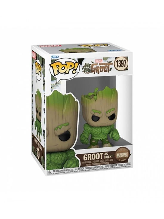 Funko Pop Marvel We Are Groot Hulk - Funko Pop Marvel - Gadżety - Funko - 0889698813389 - 29 sierpnia 2024