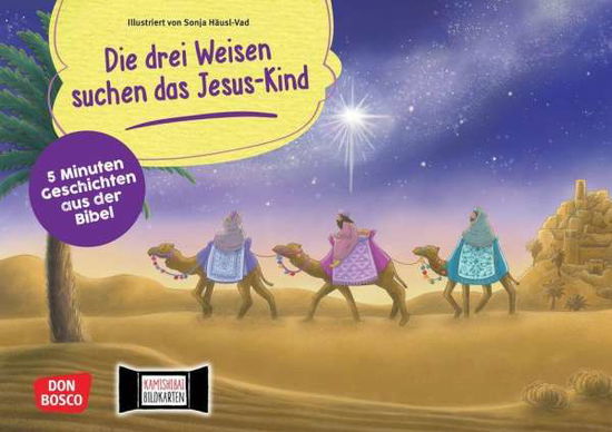 Die drei Weisen suchen das Jesus-Kind. Kamishibai Bildkartenset - Hebert, Esther; Rensmann, Gesa - Gadżety - Don Bosco Medien GmbH - 4260179517389 - 