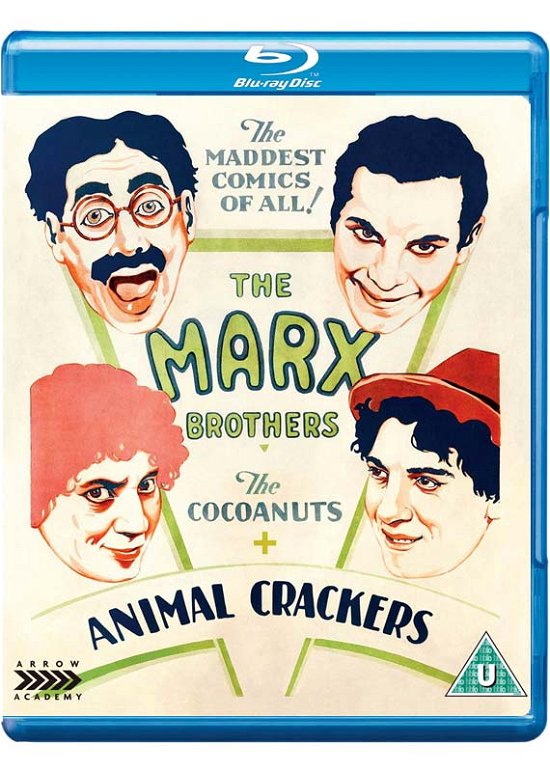 Cover for The Cocoanuts and Animal Crackers (Blu-ray) (2019)