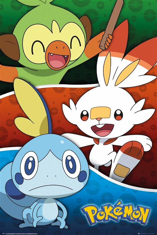 Cover for Poster - Maxi · Pokemon Galar Starters (POSTER 61x915) (MERCH) (2019)