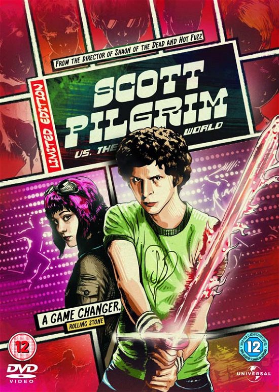 Cover for Scott Pilgrim Vs. The World (Reel Heroes Sleeve) · Scott Pilgrim vs The World - Limited Edition (DVD) [Reel Heroes edition] (2012)