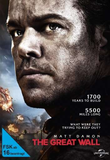 Cover for Matt Damon,pedro Pascal,tian Jing · The Great Wall (DVD) (2017)