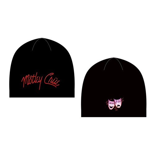 Motley Crue Men's Beanie Hat: Masks Logo - Mötley Crüe - Merchandise - Unlicensed - 5055295302389 - January 30, 2012
