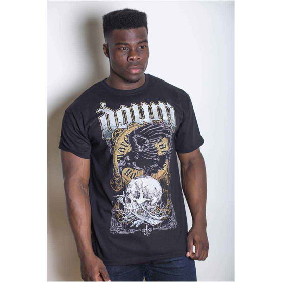 Down Unisex T-Shirt: Swamp Skull - Down - Merchandise - Global - Apparel - 5055295344389 - April 24, 2015