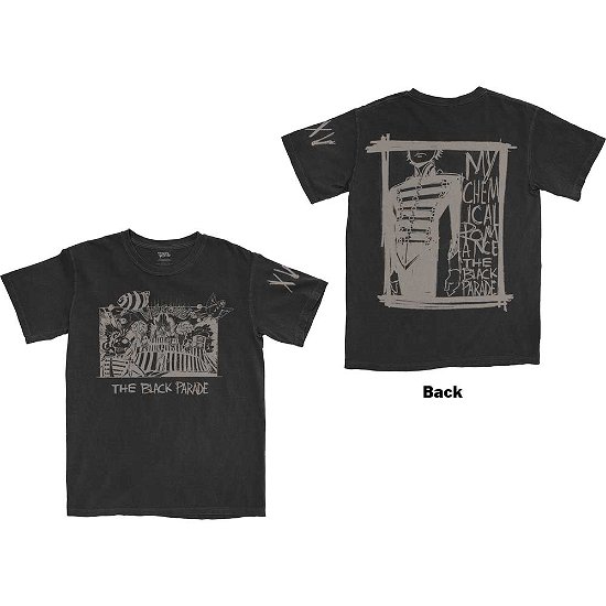My Chemical Romance Unisex T-Shirt: XV Marching Frame (Back Print) - My Chemical Romance - Merchandise -  - 5056561020389 - 