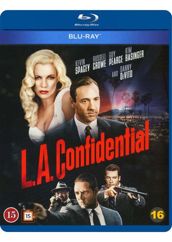 Cover for Kevin Spacey / Russell Crowe / Guy Pearce / Kim Basinger / Danny DeVito · L.A. Confidential (Blu-ray) (2017)