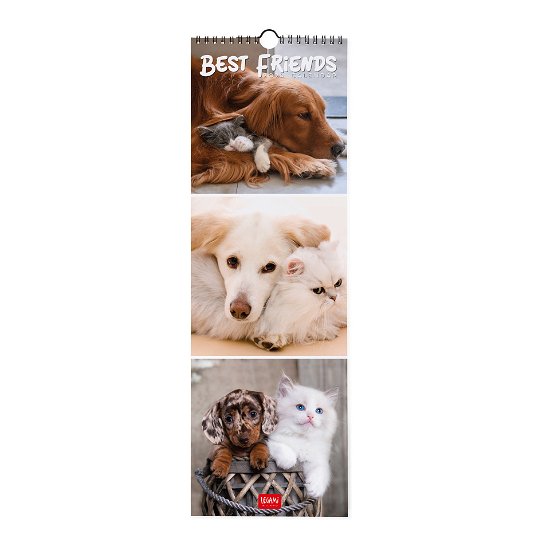 Cover for Legami · Wall Calendars - 2024 Wall Calendar - Best Friends - 16x49 - Animals (Pocketbok) (2023)