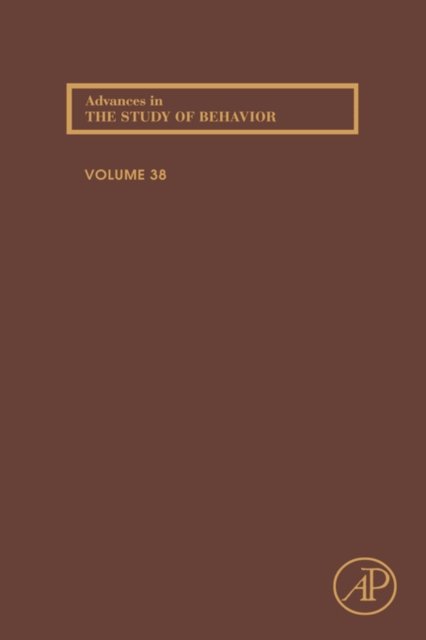 Advances in the Study of Behavior - Advances in the Study of Behavior - H. Jane Brockmann - Książki - Elsevier Science Publishing Co Inc - 9780120045389 - 19 sierpnia 2008
