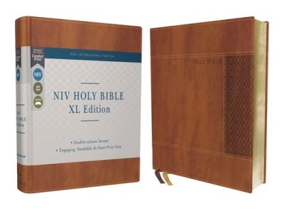 NIV, Holy Bible, XL Edition, Leathersoft, Brown, Comfort Print - Zondervan - Livros - Zondervan - 9780310109389 - 24 de novembro de 2020