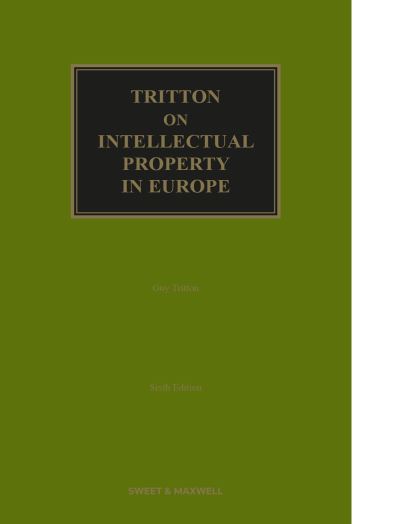 Cover for Guy Tritton · Tritton on Intellectual Property in Europe (Innbunden bok) (2022)