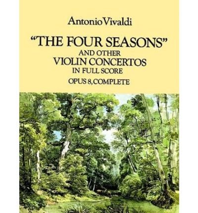 Cover for Music Scores · The Four Seasons and Other Violin Concertos in Full Score: Opus 8, Complete (Dover Music Scores) (Pocketbok) (1995)