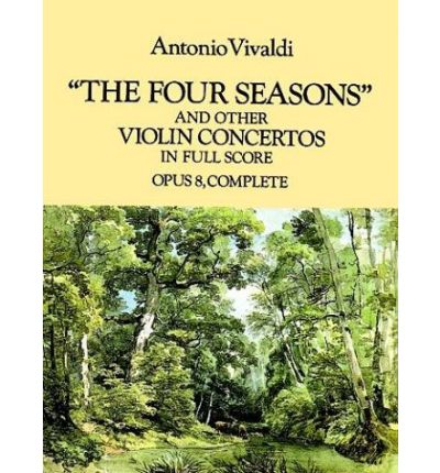 Cover for Music Scores · The Four Seasons and Other Violin Concertos in Full Score: Opus 8, Complete (Dover Music Scores) (Paperback Book) (1995)