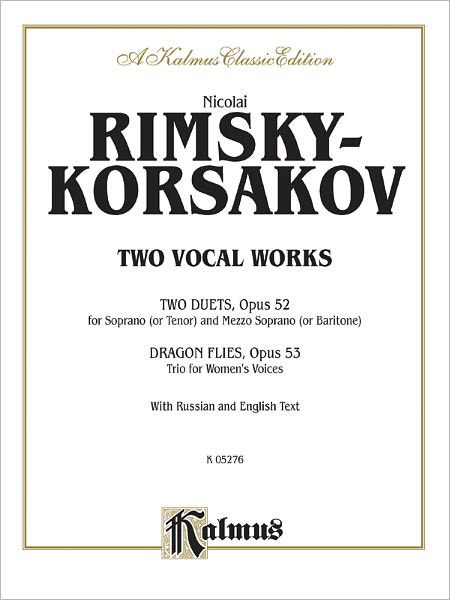 Rk 2 Duets Op 52dragflies - Nicolai - Böcker - ALFRED PUBLISHING CO.(UK)LTD - 9780757913389 - 1 mars 1985