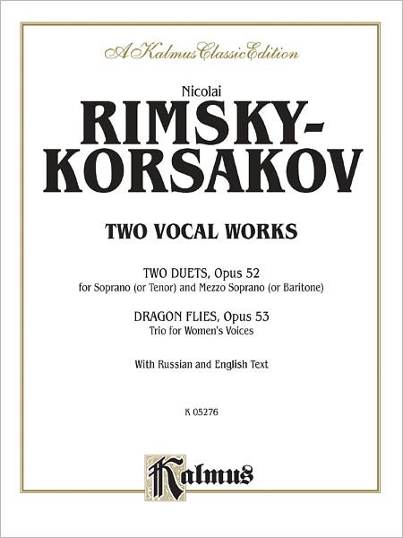 Cover for Nicolai · Rk 2 Duets Op 52dragflies (Pocketbok) [Kalmus edition] (1985)