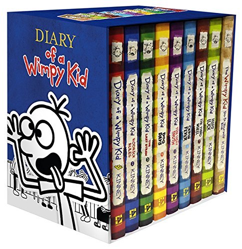 Cover for Jeff Kinney · Diary of a Wimpy Kid Box of Books 1-8 + the Do-it-yourself Book (Hardcover bog) [Box edition] (2014)