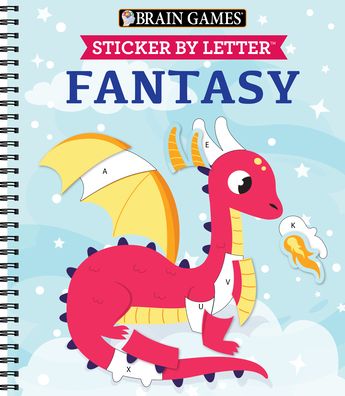 Brain Games - Sticker by Letter: Fantasy - Ltd. Publications International - Books - Publications International, Ltd. - 9781645589389 - June 4, 2022