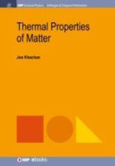 Cover for Joe Khachan · Thermal Properties of Matter (Hardcover Book) (2018)