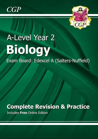 Cover for CGP Books · A-Level Biology: Edexcel A Year 2 Complete Revision &amp; Practice with Online Edition (Bok) [Online edition] (2015)